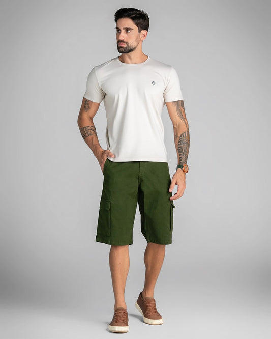Bermuda Cargo Masculina Sarja