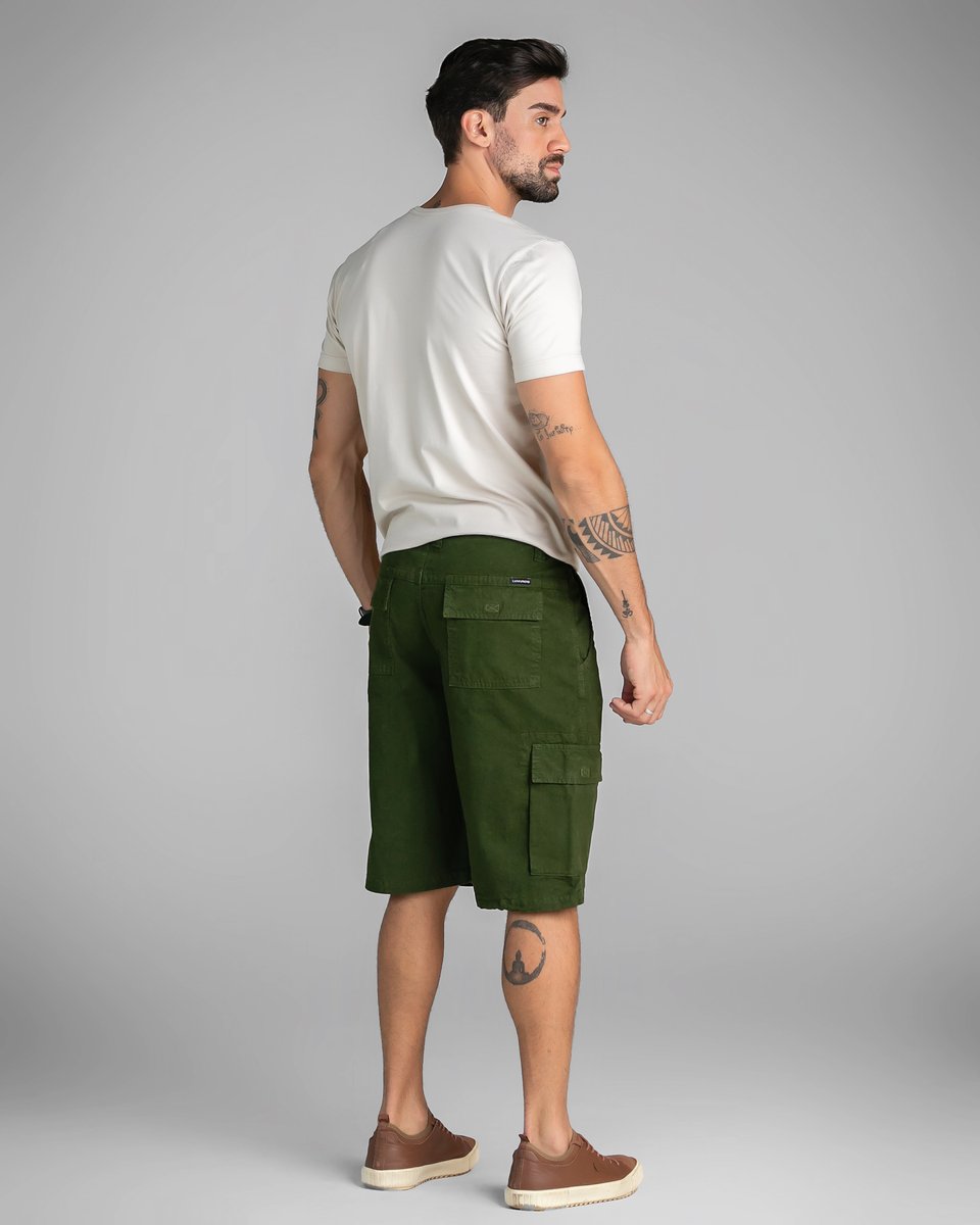 Bermuda Cargo Masculina Sarja