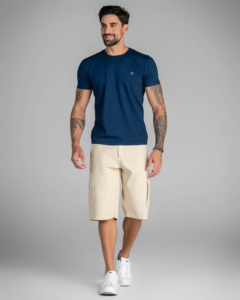 Bermuda Cargo Masculina Sarja