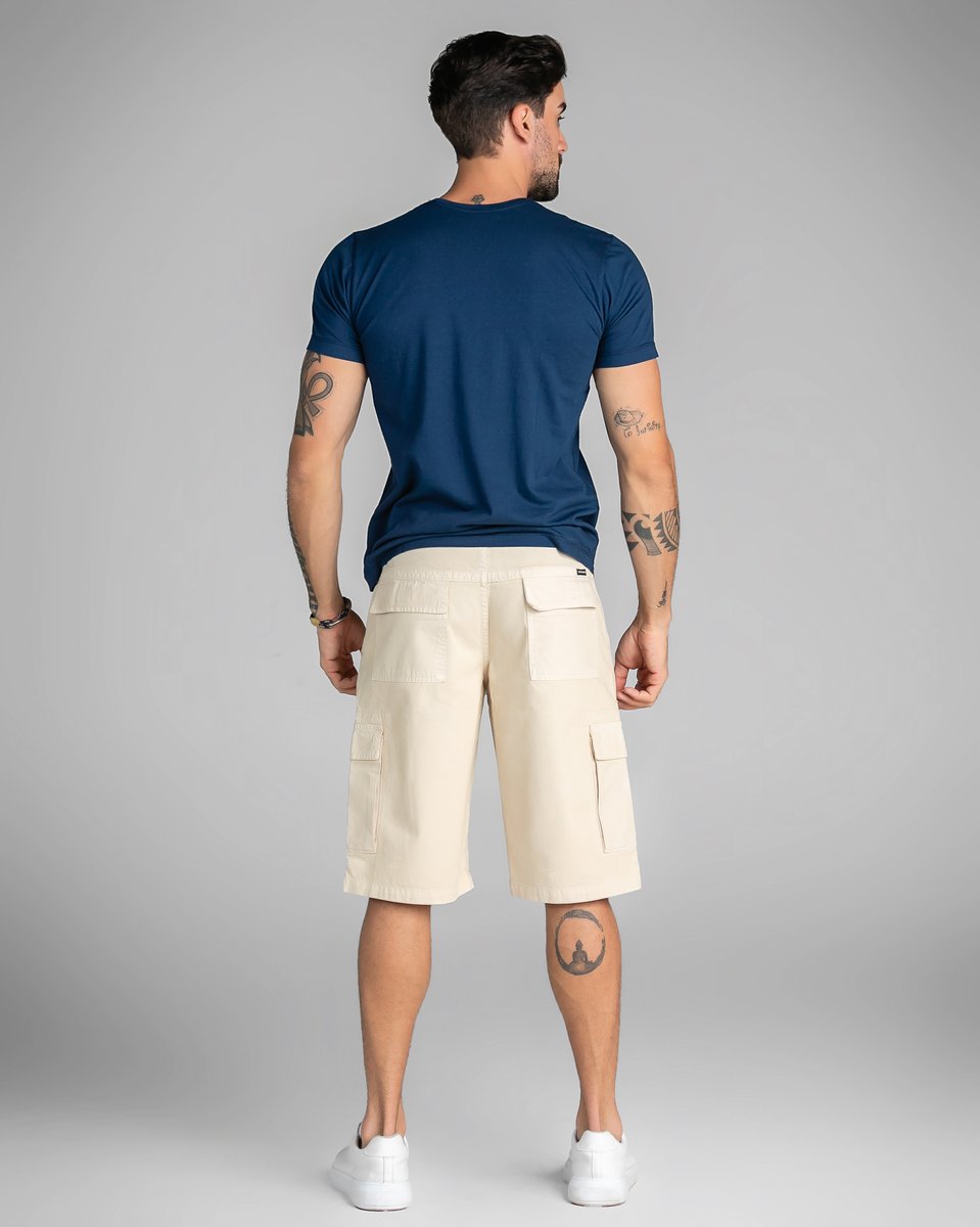 Bermuda Cargo Masculina Sarja