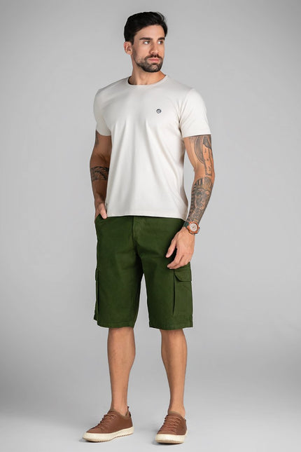 Bermuda Cargo Masculina Sarja