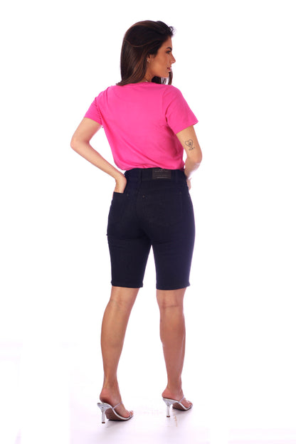 Bermuda Ciclista Jeans Feminina - www.latifundio.com.br