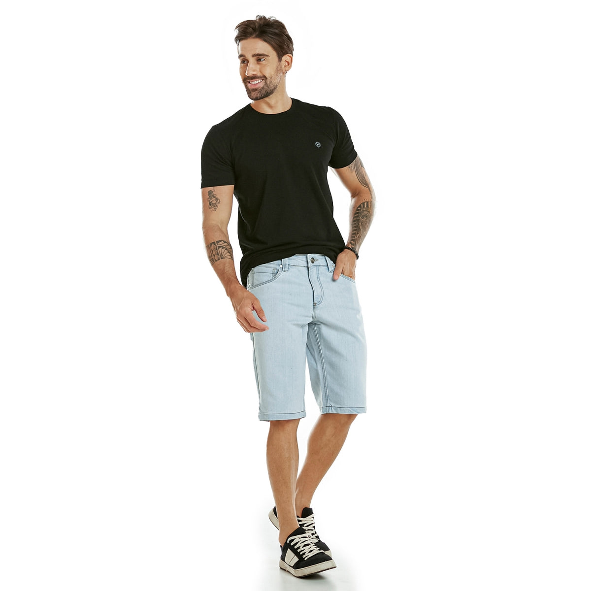 Bermuda Masculina Jeans Clara