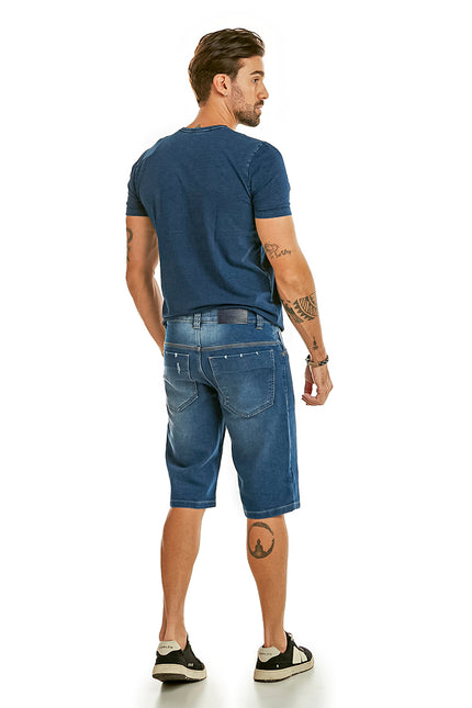 Bermuda Masculina Jeans Stonada - www.latifundio.com.br