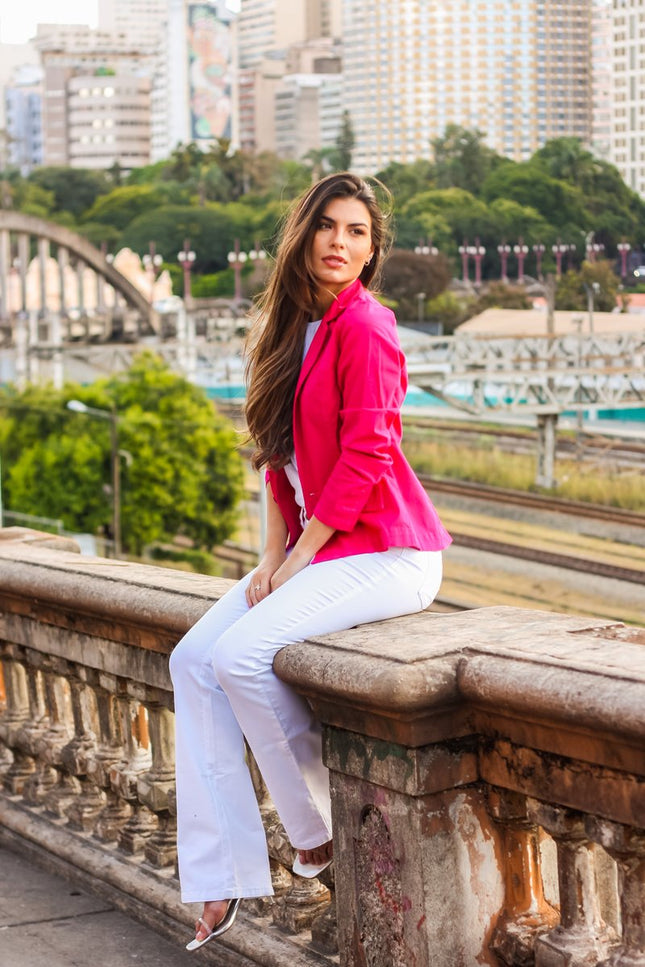 Blazer Feminino - Rosa
