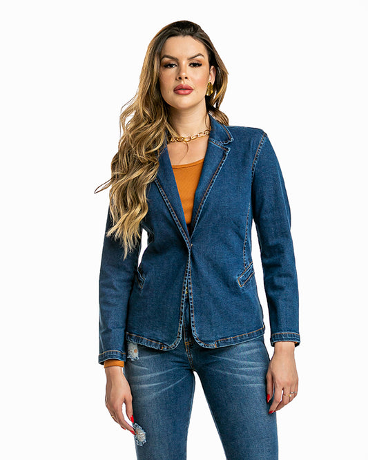 Blazer Feminino Jeans