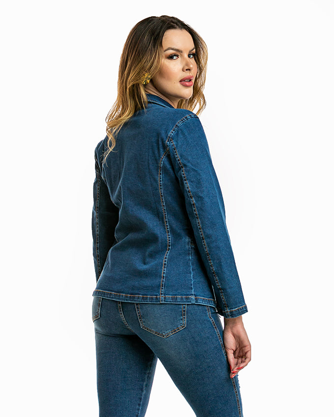 Blazer Feminino Jeans