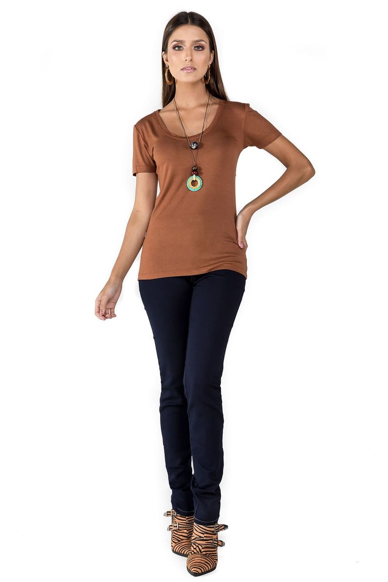Blusa Camiseta Feminina Manga Curta Latifundio