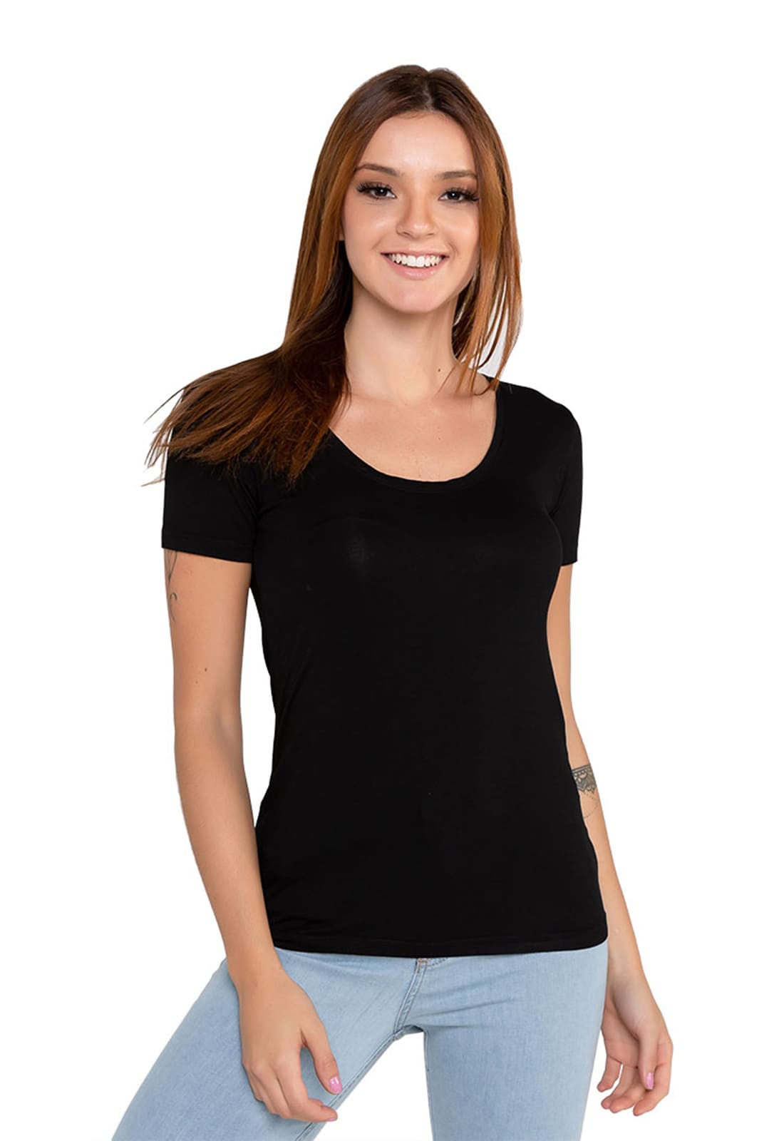Blusa Camiseta Feminina Manga Curta Latifundio
