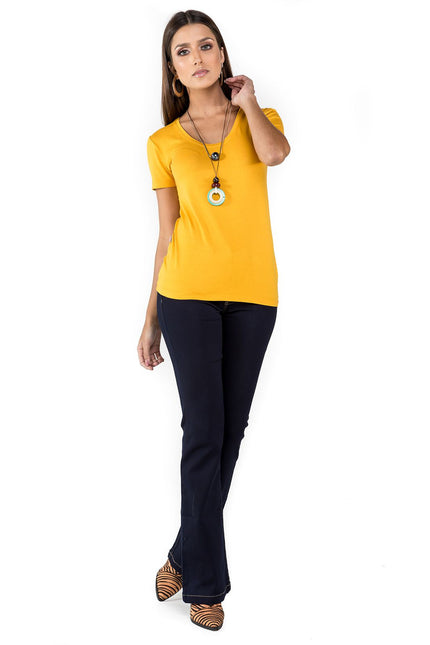 Blusa Camiseta Feminina Manga Curta Latifundio