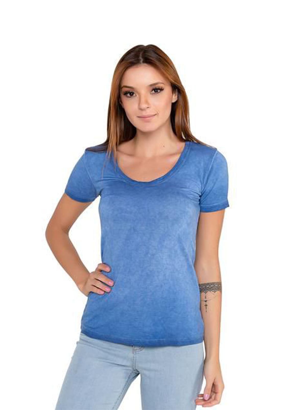 Blusa Camiseta Feminina Manga Curta Latifundio