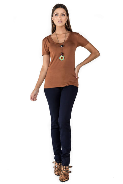 Blusa Camiseta Feminina Manga Curta Latifundio