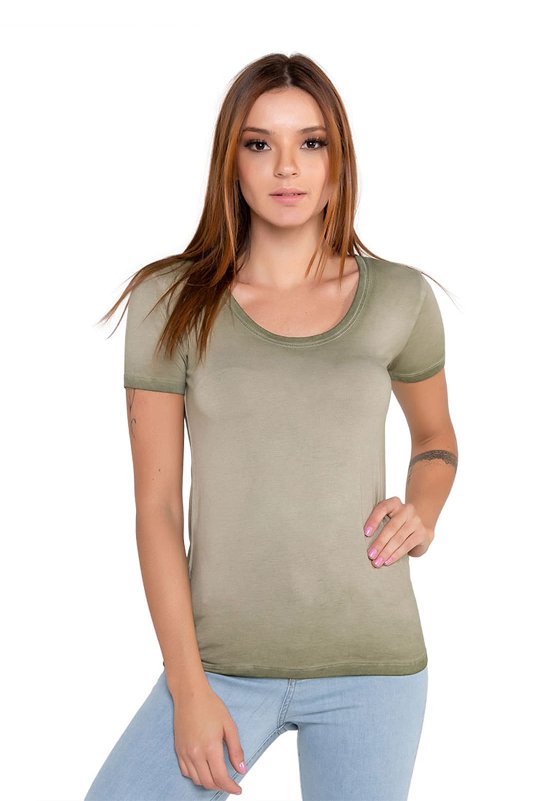 Blusa Camiseta Feminina Manga Curta Latifundio
