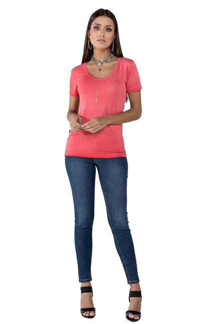 Blusa Camiseta Feminina Manga Curta Latifundio