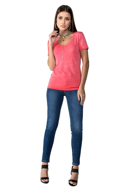 Blusa Camiseta Feminina Manga Curta Latifundio