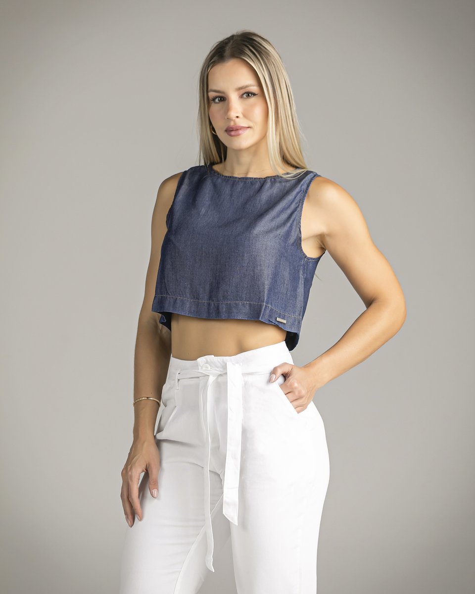 Blusa Feminina Cropped