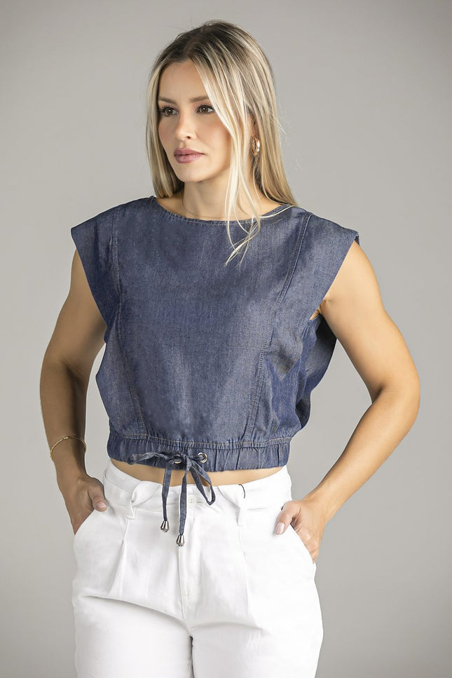 Blusa Feminina Cropped