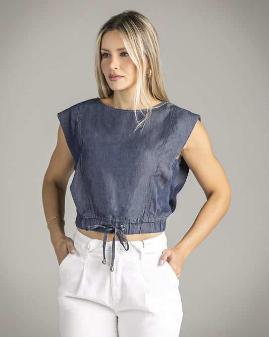 Blusa Feminina Cropped