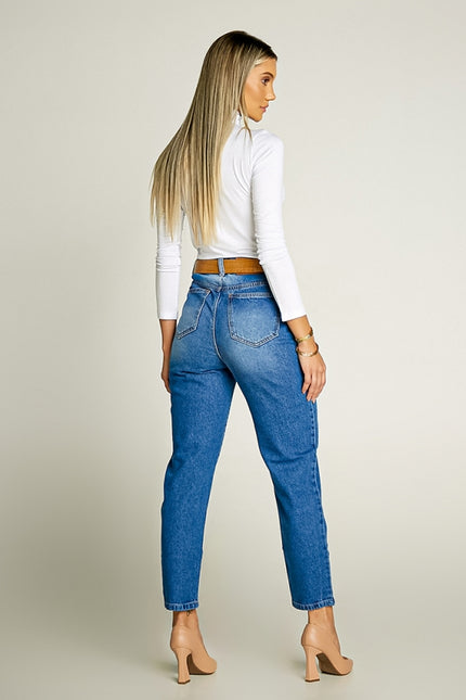 Blusa Feminina Gola Alta Manga Longa