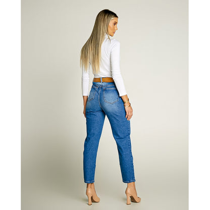 Blusa Feminina Gola Alta Manga Longa