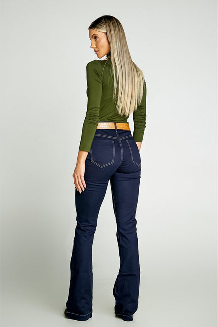 Blusa Feminina Gola Alta Manga Longa