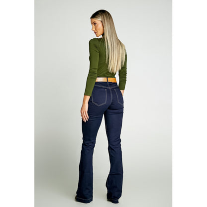 Blusa Feminina Gola Alta Manga Longa