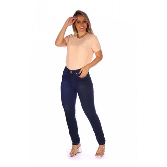 Calça Alta Cigarrete Jeans - www.latifundio.com.br