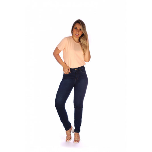 Calça Alta Cigarrete Jeans - www.latifundio.com.br