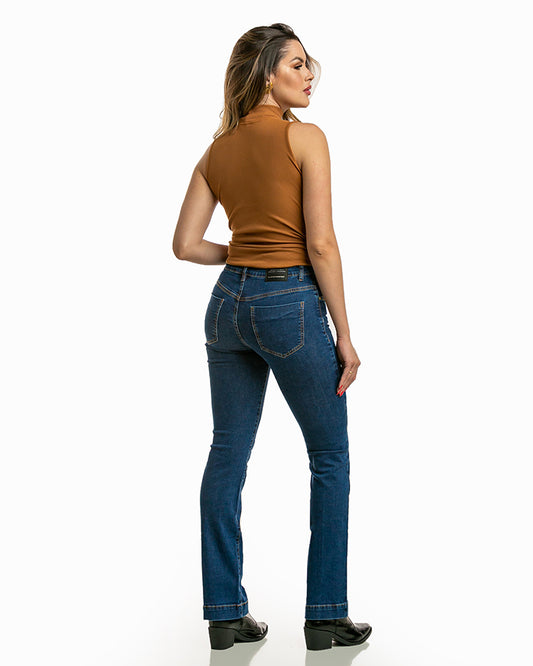 Calça Boot Cut Alta Stone