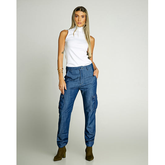 Calça Cargo Feminina Liocel