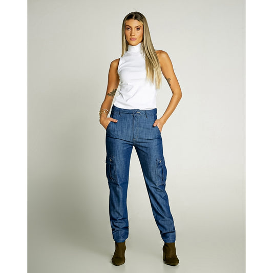 Calça Cargo Feminina Liocel