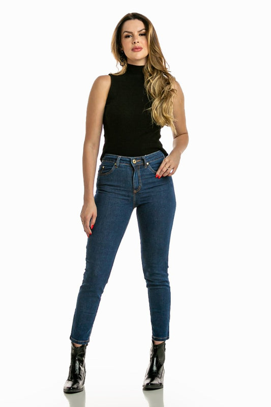 Calça Cropped Alta