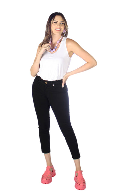 Calça Cropped Colorida