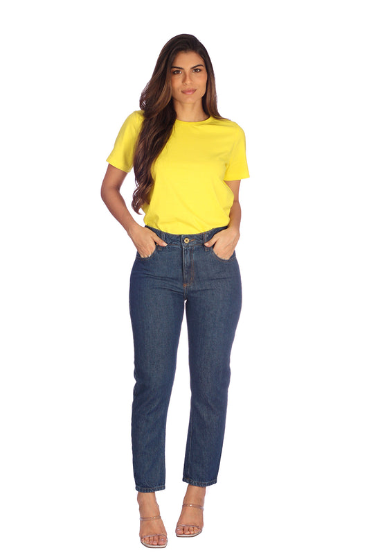 Calça Jeans Boyfriend - Lavagem Escura