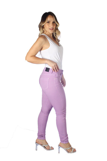 Calça Feminina Cigarrete Alta em sarja