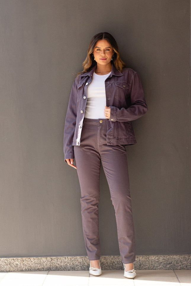 Calça Feminina Classic - Cinza