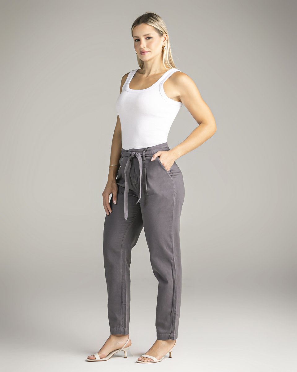 Calça Feminina Clochard com Laço - Várias Cores