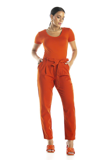 Calça Feminina Clochard com Laço - Várias Cores