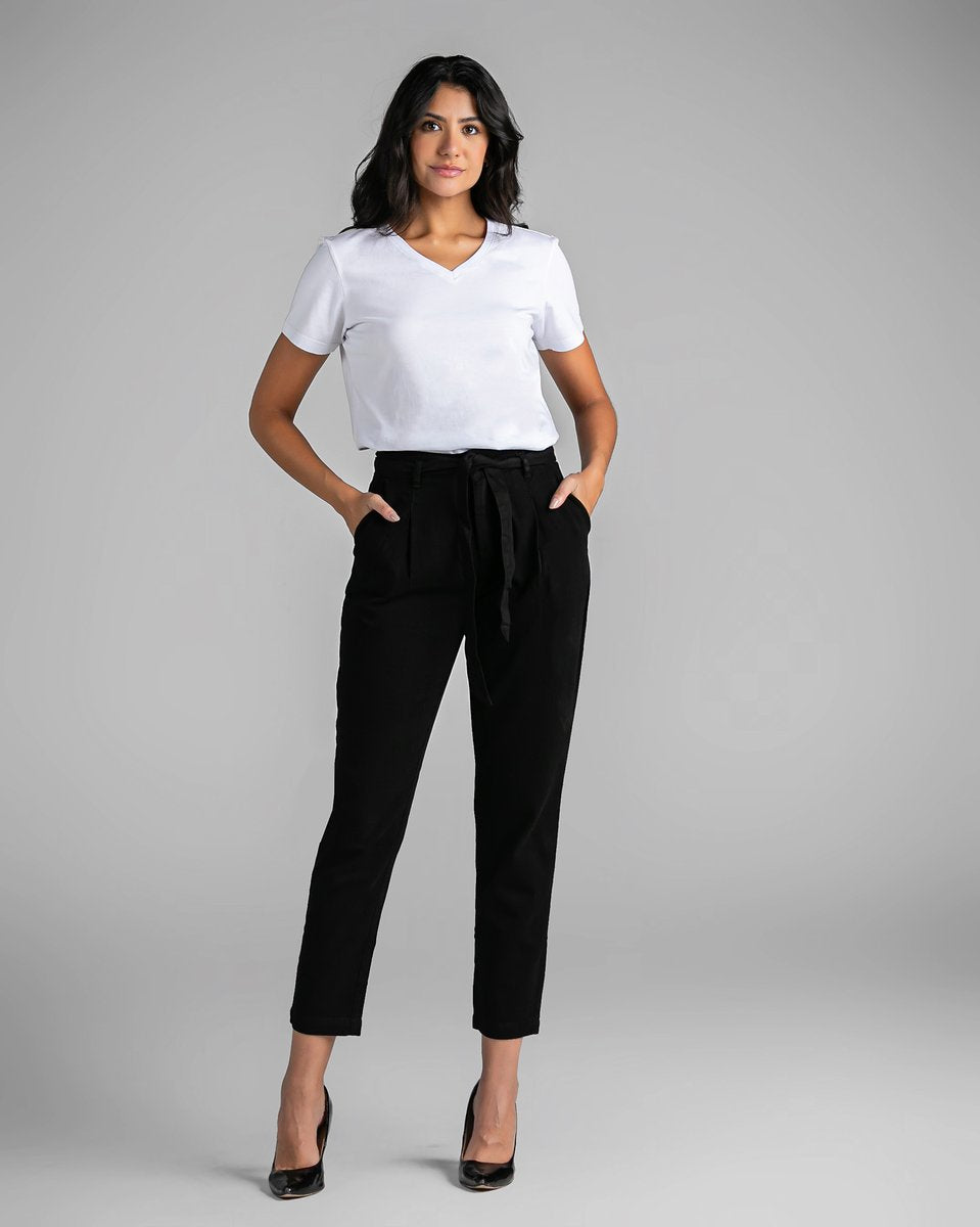Calça Feminina Clochard com Laço - Várias Cores