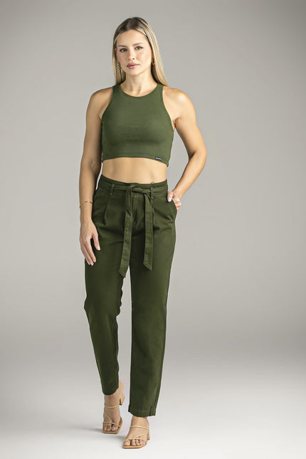 Calça Feminina Clochard com Laço - Várias Cores