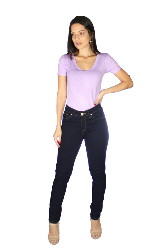 Calça Feminina Jeans Tradicional Cigarrete - www.latifundio.com.br