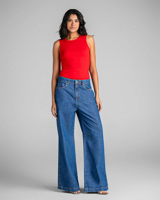 Calça Feminina Over Wide