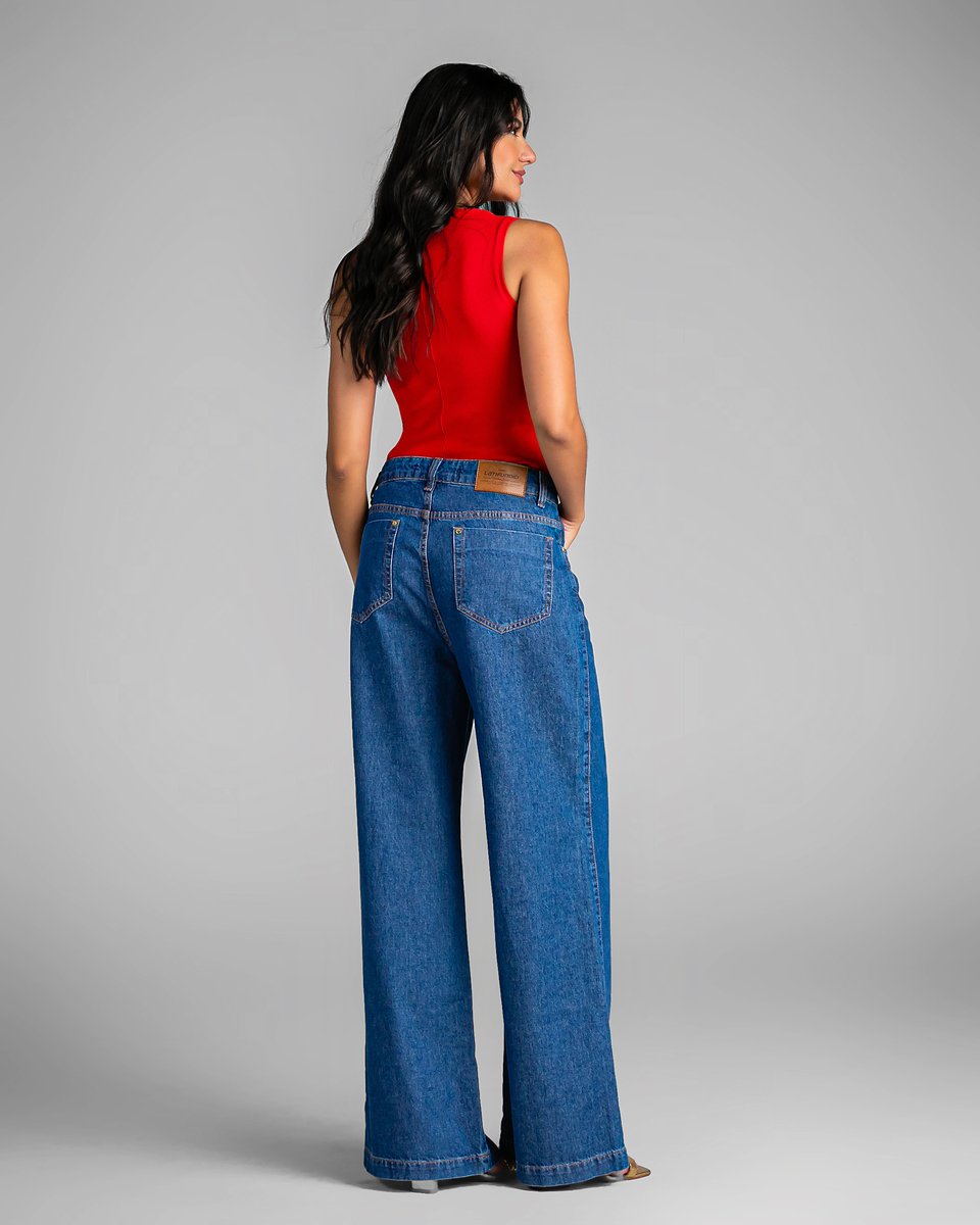 Calça Feminina Over Wide