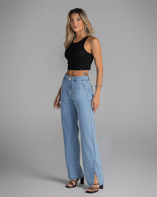 Calça Feminina Reta