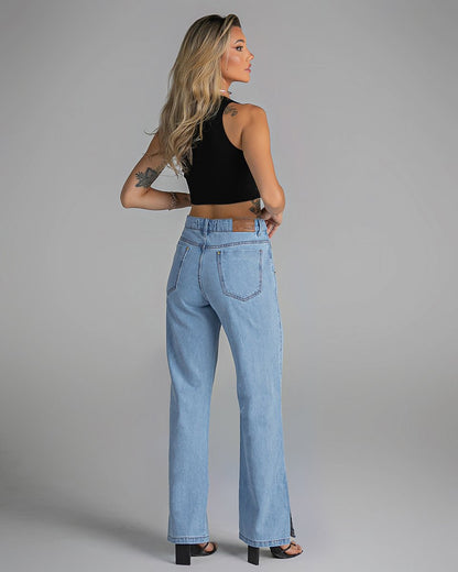 Calça Feminina Reta