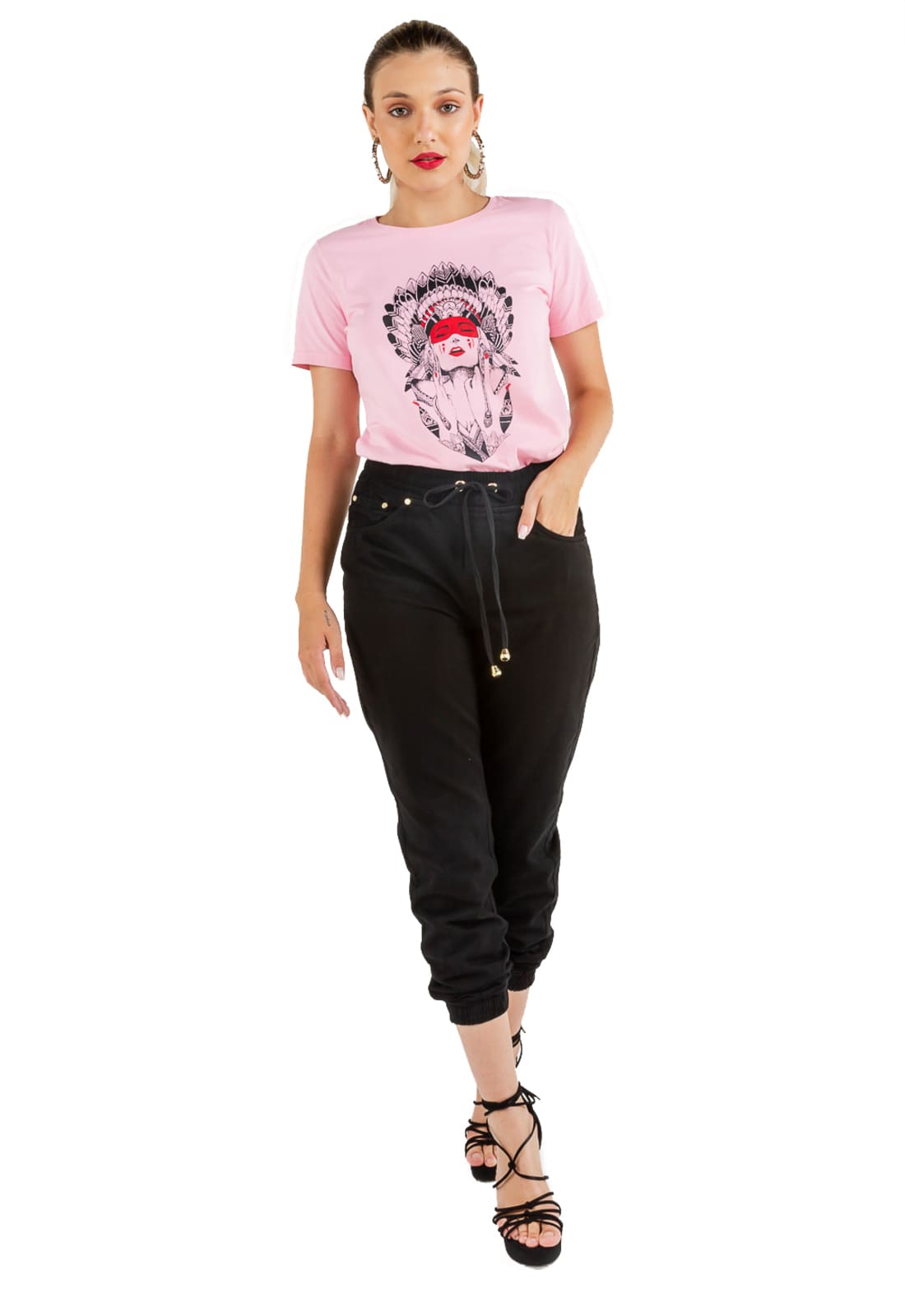 Calça Feminina Sarja Latifundio Jogger