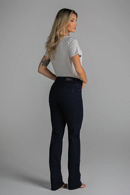 Calça Feminina Tradicional Alta Boot Cut