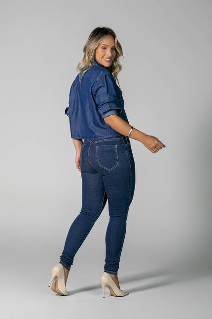 Calça Feminina Tradicional Alta Skinny