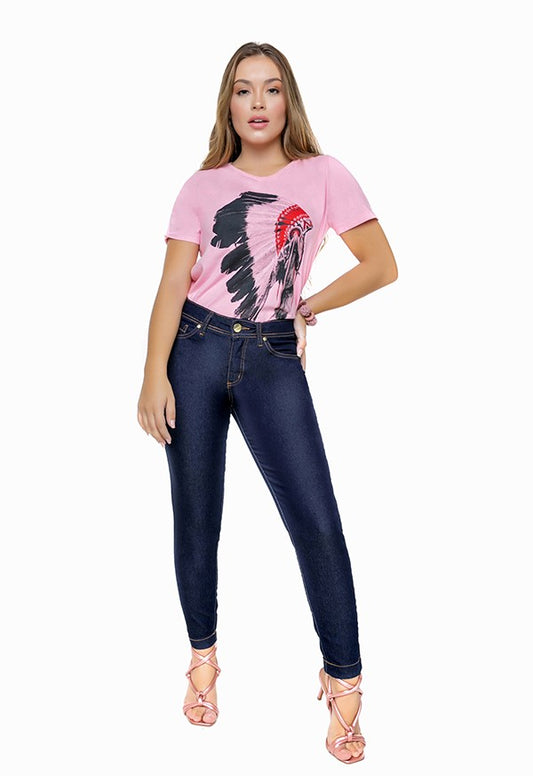 Calça Feminina Tradicional Cropped - www.latifundio.com.br