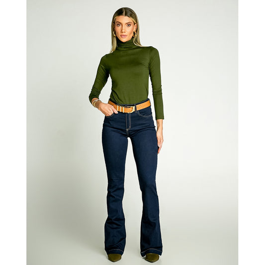 Calça Flare Alta